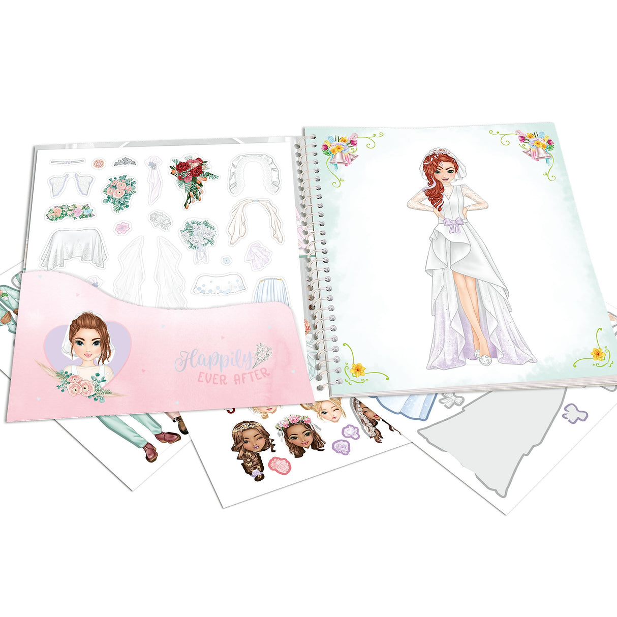 TOPModel Wedding Sticker Book by Depesche - 180+ Bridal Stickers