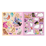 TOPModel Stickerworld Kitty and Doggy - Animal Sticker Book by Depesche