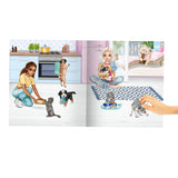 TOPModel Stickerworld Kitty and Doggy - Animal Sticker Book by Depesche