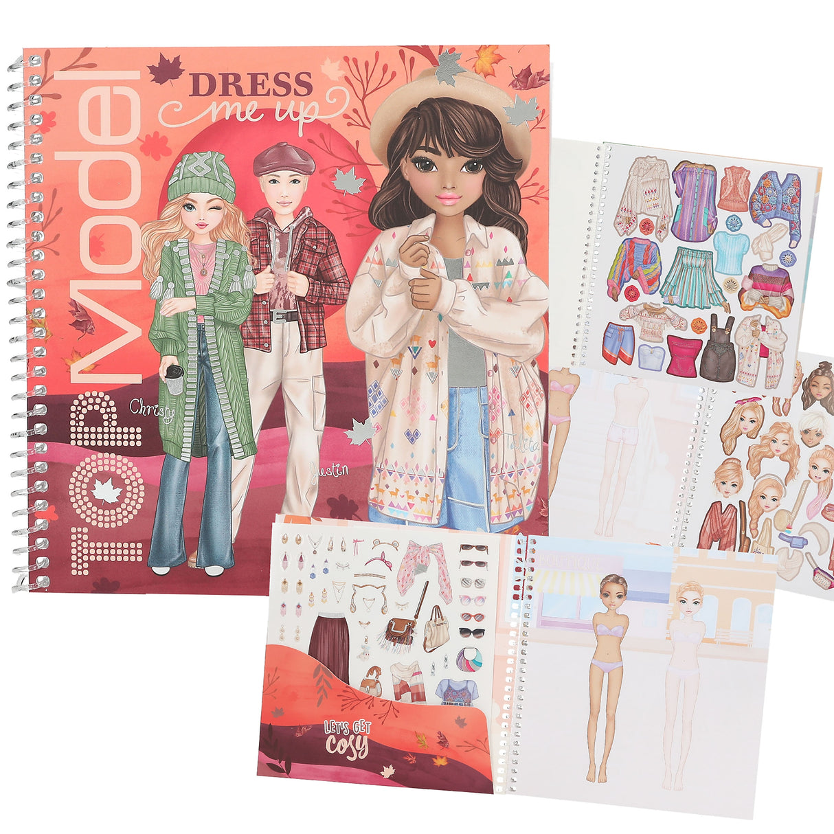 TOPModel Dress Me Up Sticker Book - Cozy Fall Outfits by Depesche