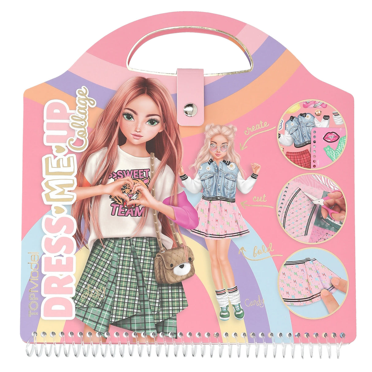 TOPModel Collage Fashion Book – Dress Me Up Creative Activity by Depesche