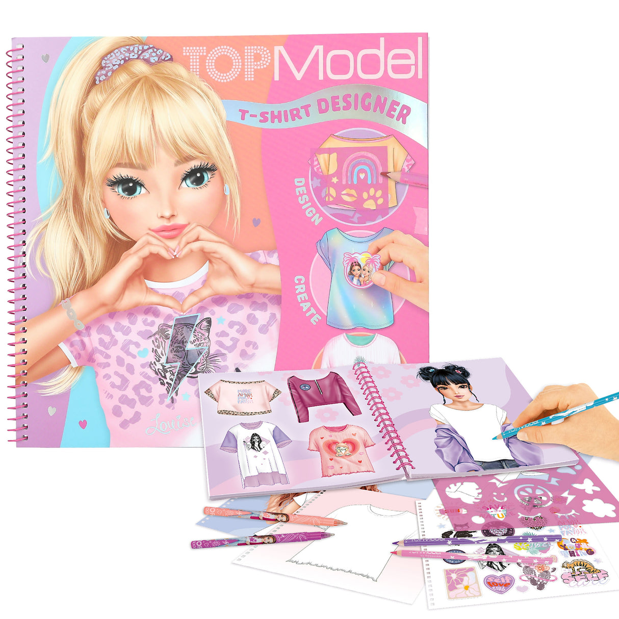 TOPModel T-Shirt Designer – Create & Style Activity Book by Depesche