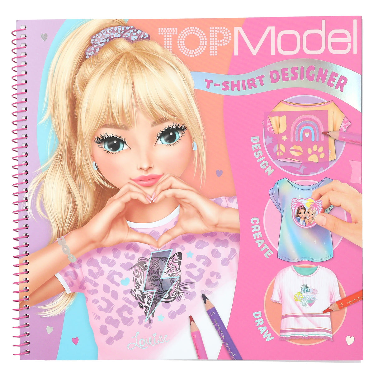 TOPModel T-Shirt Designer – Create & Style Activity Book by Depesche