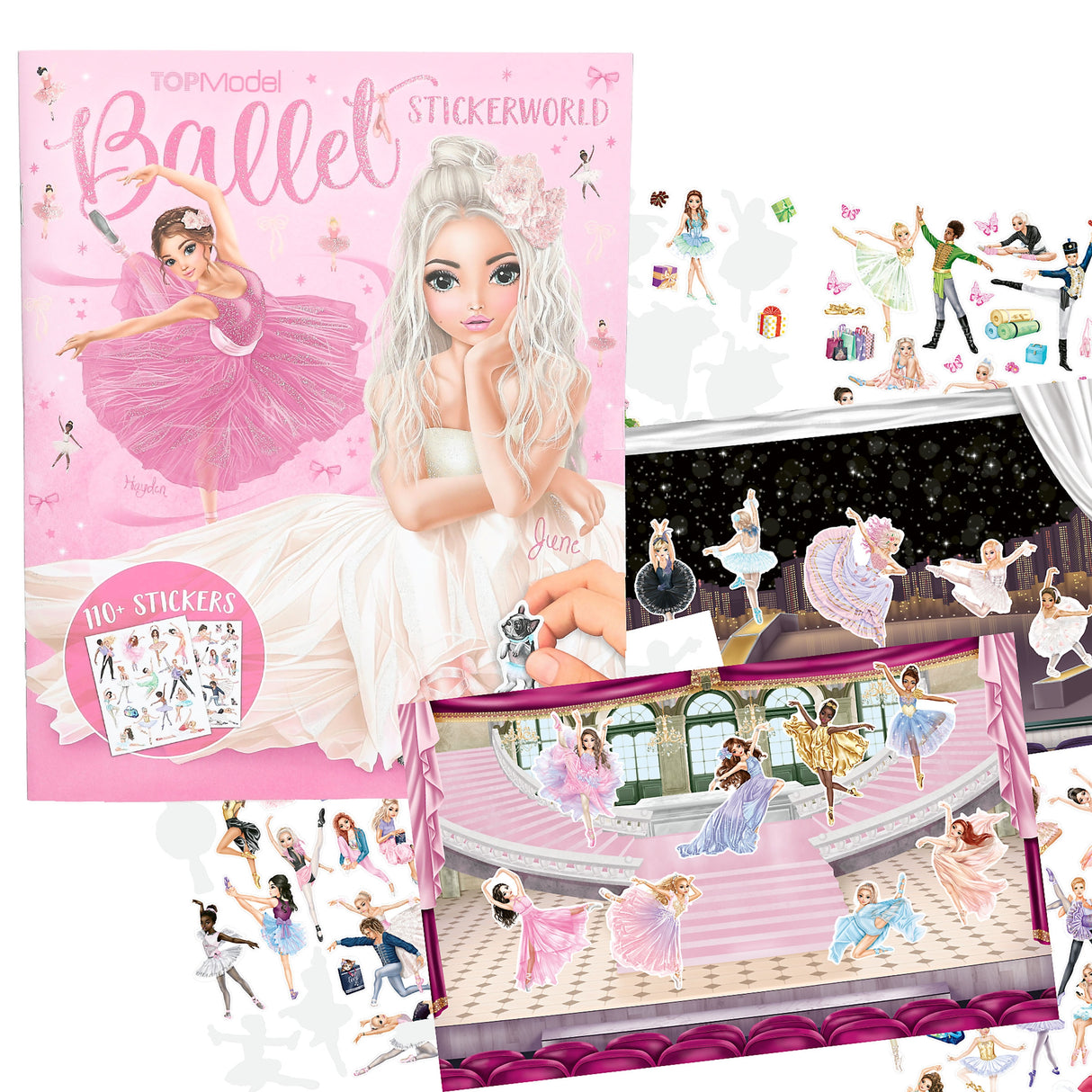 TOPModel Ballet Stickerworld - Depesche Ballet Dress-Up Book