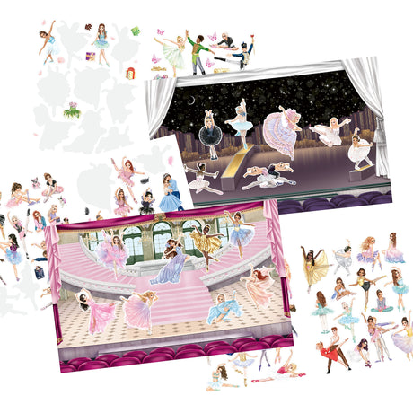 TOPModel Ballet Stickerworld - Depesche Ballet Dress-Up Book