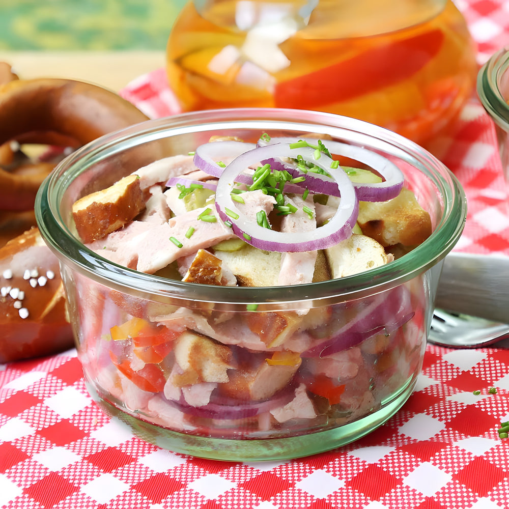 Weck 565 Gourmet Canning Bowl 16 oz – Short Glass for Salads and Side Dishes