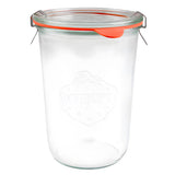 Weck 743 Canning Jar 29 oz – Large Glass for Batch Cooking and Fermentation