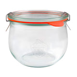 Weck 744 Canning Jar 20 oz – Round Glass for Soups and Sourdough