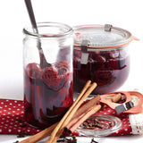 Weck 975 Cylindrical Canning Jar 11.5 oz – Tall Glass for Preserves and Cocktails