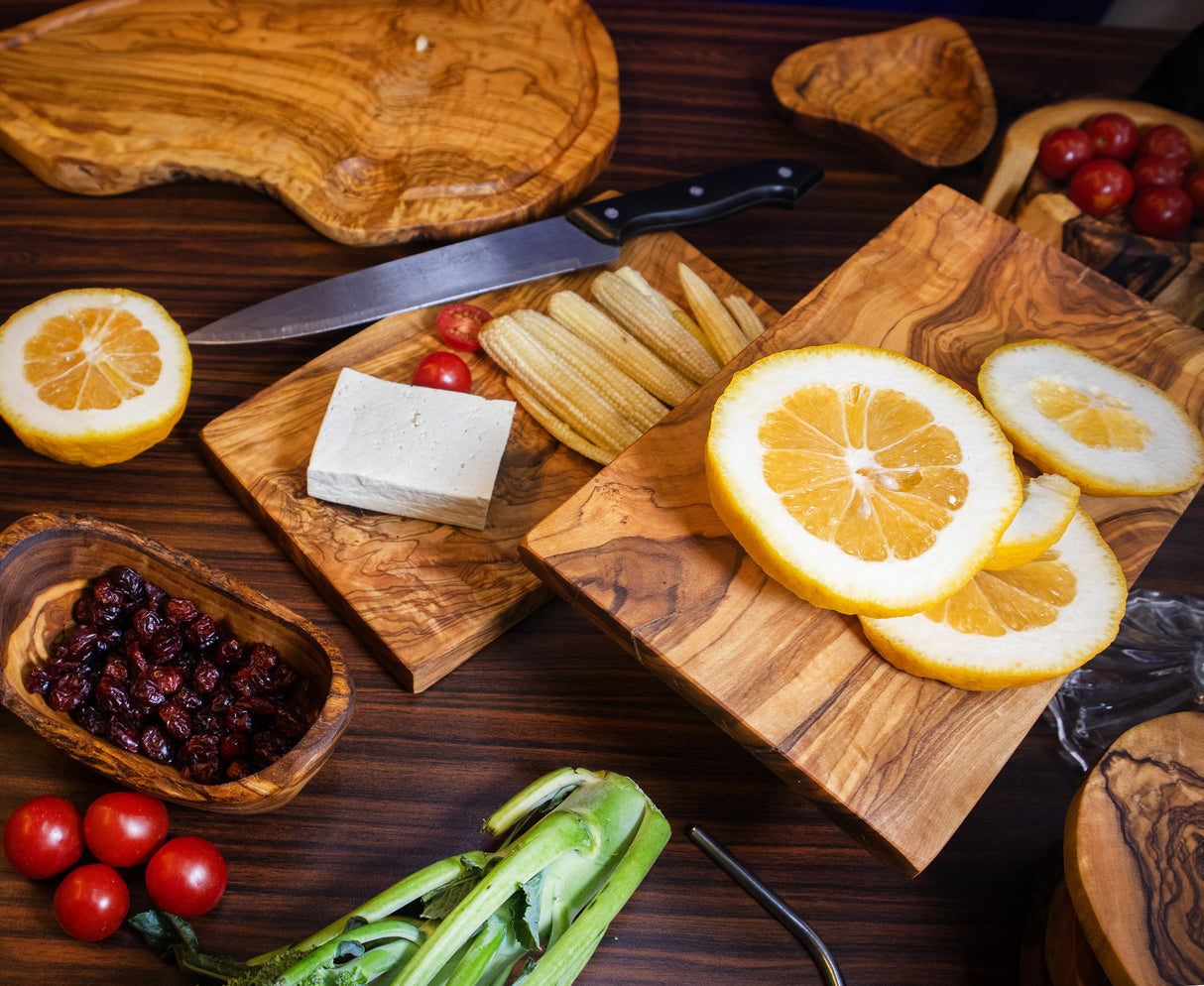 Olivewood Breakfast Kitchen Board for Charcuterie 10” x 6”