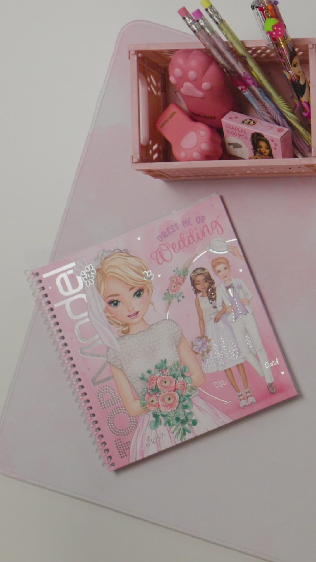 TOPModel Wedding Sticker Book by Depesche - 180+ Bridal Stickers