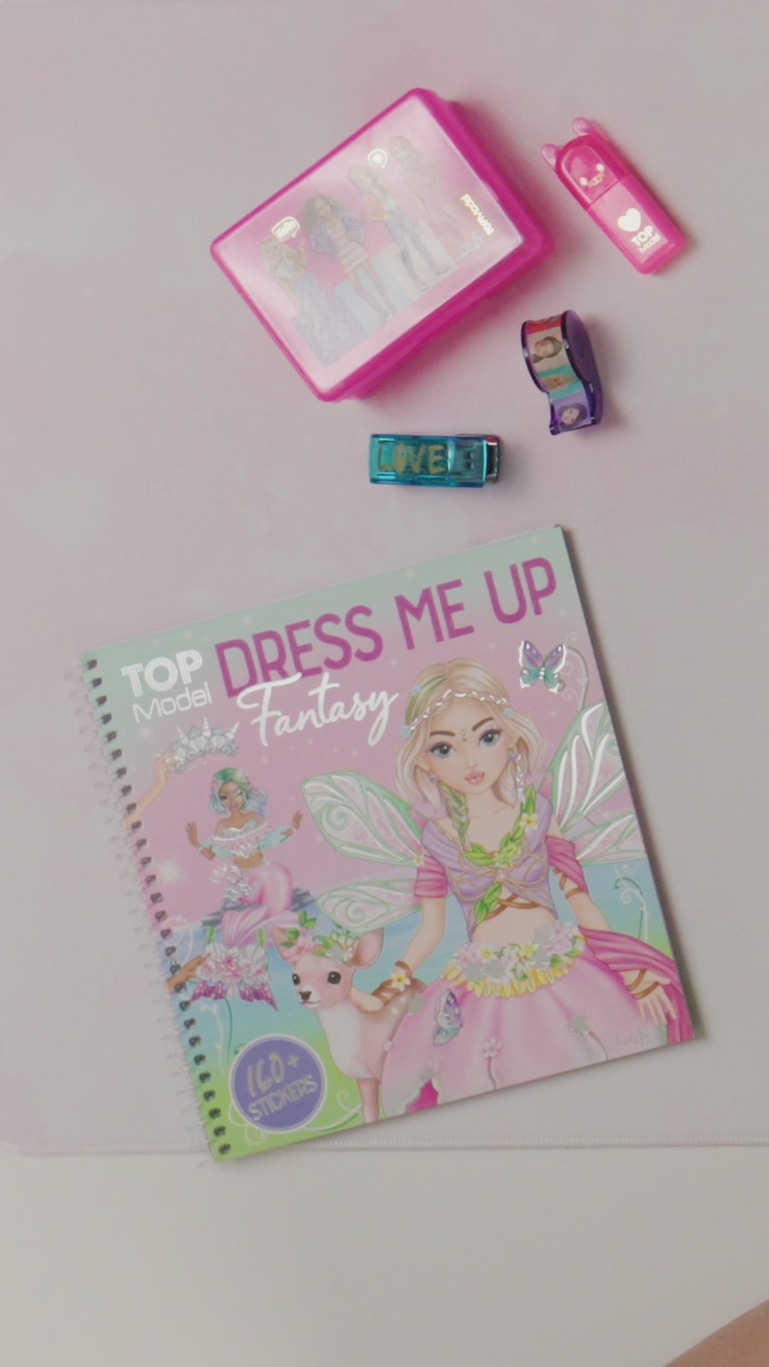 TOPModel Fantasy Dress-Up Sticker Book - 160+ Magical Stickers by Depesche