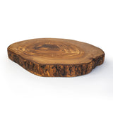 Oval Olive Tree Trivet or Small Cutting Board - Rustic 8 Inch