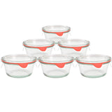 Weck 565 Gourmet Canning Bowl 16 oz – Short Glass for Salads and Side Dishes