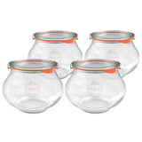 Weck 748 Deco Canning Jar 36 oz - Decorative Glass for Fermented Veggies and Pickled Fruit