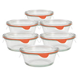 Weck 750 Gourmet Canning Bowl 10 oz – Elegant Dish for Desserts and Oven Meals