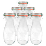 Weck 764 Juice Jar 18 oz – Elegant Glass for Infused Oils and Homemade Gifts